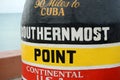 Southernmost Point in Key West, Florida Royalty Free Stock Photo