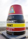 Southernmost Point marker, Key West, Florida, USA