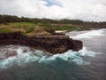 The Southest point of Mauritius. Africa Indian Ocean