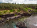 The Southest point of Mauritius. Africa Indian Ocean Royalty Free Stock Photo