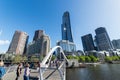 Southgate Footbridge in Melbourne Royalty Free Stock Photo