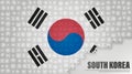 SouthKorea jigsaw flag background