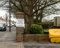 Southmead Hospital Boundary Sign