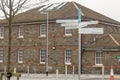 Southmead Hospital Brunel Direction Sign with Building in Background