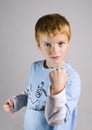 Southpaw Fighter Royalty Free Stock Photo