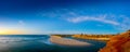 Southport Beach and Onkaparinga river mouth Royalty Free Stock Photo