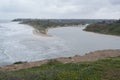 Southport Beach After the Storms and Floods, Fleurieu Peninsula, South Australia Royalty Free Stock Photo