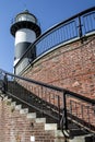 Southsea Lighthouse and Staircase Royalty Free Stock Photo