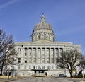 Southside of Missouri State Capitol Royalty Free Stock Photo