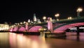 Southwark Bridge and the City of London Royalty Free Stock Photo