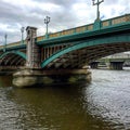 Southwark bridge London Royalty Free Stock Photo