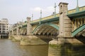 Southwark Bridge. London. England Royalty Free Stock Photo