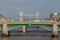 Southwark Bridge London England Royalty Free Stock Photo