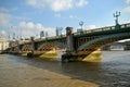 Southwark Bridge London Royalty Free Stock Photo