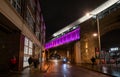 Southwark, London, UK: Bermondsey Street passing through a road tunnel with London Bridge Railway Station above Royalty Free Stock Photo