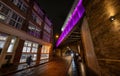 Southwark, London, UK: Bermondsey Street passing through a road tunnel Royalty Free Stock Photo