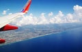 Southwest Airline Plane in the air Royalty Free Stock Photo