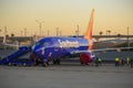 Southwest Airlines Boeing 737 Aircraft stored at PHX Airport