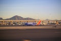 Southwest Airlines Boeing 737-8 Max Aircraft N8735L Stored at PHX Airport Royalty Free Stock Photo