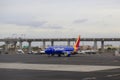 Southwest Airlines Boeing 737-8 Max Aircraft N8740A Stored at PHX Airport Royalty Free Stock Photo