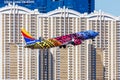 Southwest Airlines Boeing 737-8 MAX airplane at Las Vegas Airport in the United States Imua One special livery