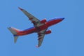 Southwest Airlines Boeing 737 plane taking off from La Guardia Airport Royalty Free Stock Photo