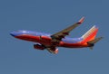 Southwest Airlines jet airplane Royalty Free Stock Photo