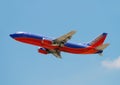 Southwest Airlines jet airplane Royalty Free Stock Photo