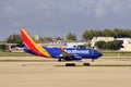 Southwest Airlines jet Royalty Free Stock Photo