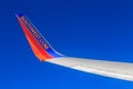 Southwest Airlines Jet Wingtip Royalty Free Stock Photo