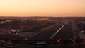Southwest Airlines plane, airport runway, airplane on Lindbergh Field, San Diego