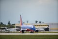 Southwest airplane at FLL Airport