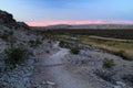 Rio Grande Village Campground Nature Trail in the Morning Royalty Free Stock Photo