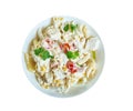 Southwest Chicken Pasta Salad Royalty Free Stock Photo