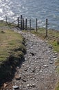 Southwest Coast Path at Baggy Point Royalty Free Stock Photo