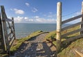 Southwest Coast Path at Baggy Point Royalty Free Stock Photo