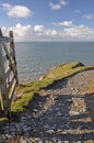 Southwest Coast Path at Baggy Point Royalty Free Stock Photo