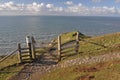 Southwest Coast Path at Baggy Point Royalty Free Stock Photo