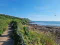 Southwest Coastal Path heading East out of Plymouth Devon