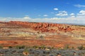 Southwest Desert Landscape of Fiery Furnace and Devils Garden from Panorama Point Overlook, Arches National Park, Utah