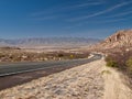 Long road Southwest landscape Royalty Free Stock Photo