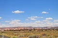 Southwest Landscape with Horses Royalty Free Stock Photo