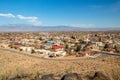 Southwest living. Albuquerque Metro Area Residential Panorama with the view of the Sandia Mountains in the distance