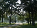 Southwest Missouri walking trail Royalty Free Stock Photo