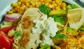 Southwest Salad with Creamy Homemade Dressing