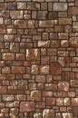 Southwest style orderly stone wall