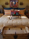 Southwestern Bed Room Royalty Free Stock Photo