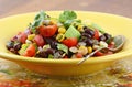 Southwestern black bean salad Royalty Free Stock Photo