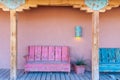 Southwestern styled porch