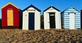 Southwold royal beach huts Royalty Free Stock Photo